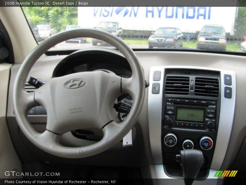 Desert Sage / Beige 2008 Hyundai Tucson SE