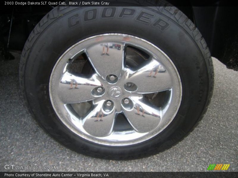 Black / Dark Slate Gray 2003 Dodge Dakota SLT Quad Cab