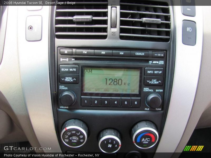 Desert Sage / Beige 2008 Hyundai Tucson SE