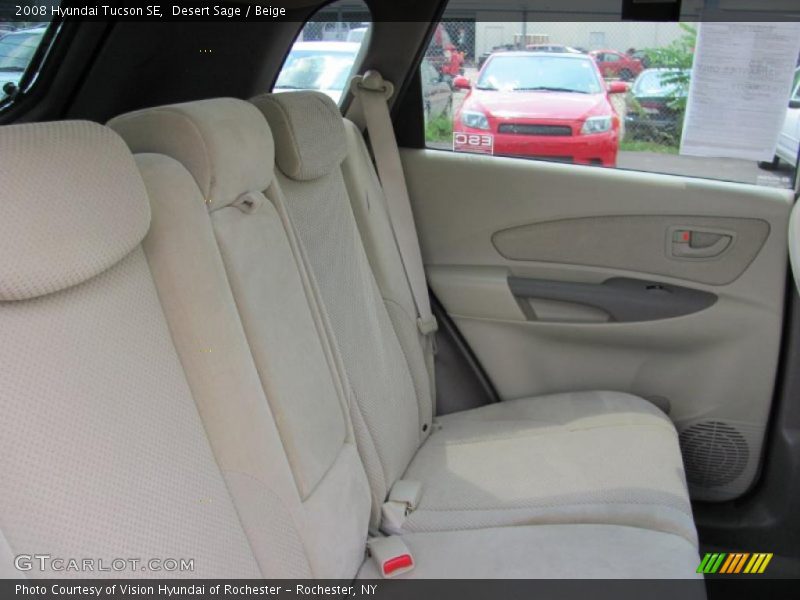 Desert Sage / Beige 2008 Hyundai Tucson SE