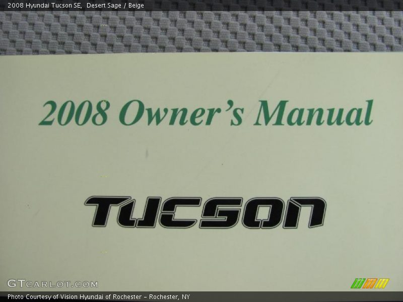 Desert Sage / Beige 2008 Hyundai Tucson SE