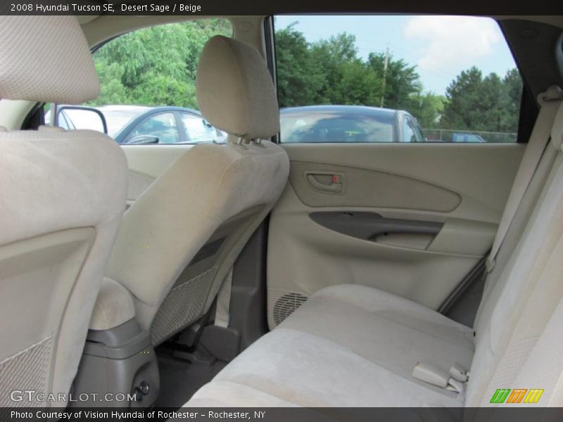 Desert Sage / Beige 2008 Hyundai Tucson SE