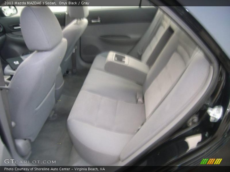 Onyx Black / Gray 2003 Mazda MAZDA6 s Sedan