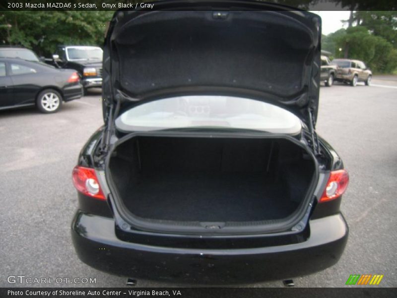 Onyx Black / Gray 2003 Mazda MAZDA6 s Sedan