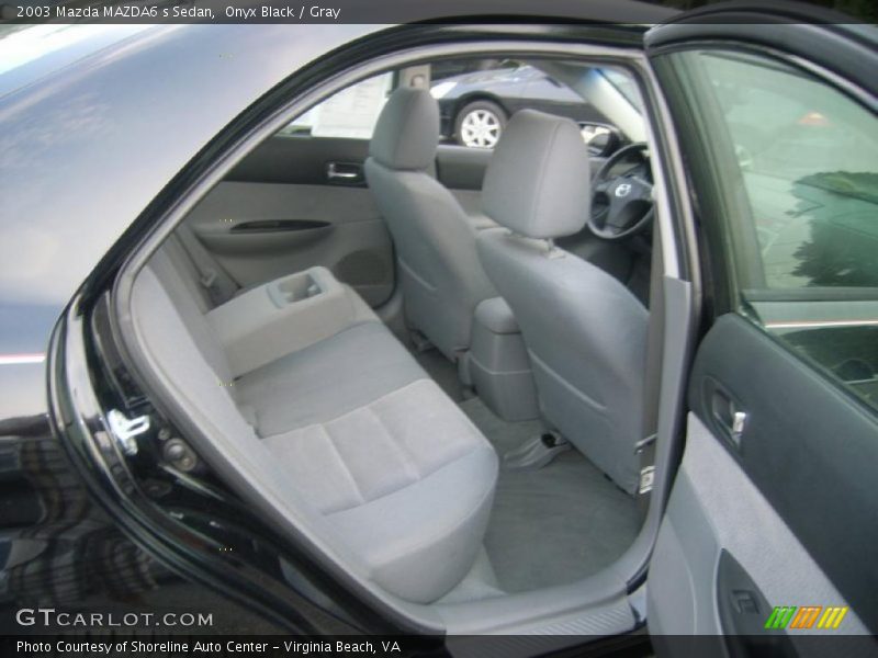 Onyx Black / Gray 2003 Mazda MAZDA6 s Sedan
