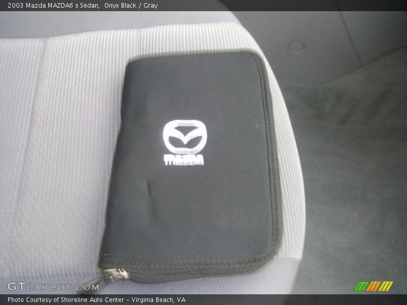 Onyx Black / Gray 2003 Mazda MAZDA6 s Sedan