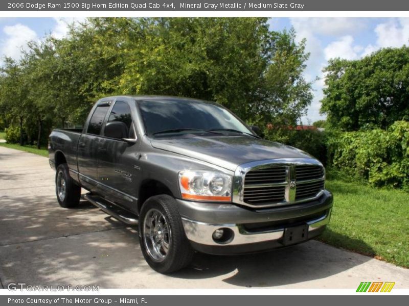 Mineral Gray Metallic / Medium Slate Gray 2006 Dodge Ram 1500 Big Horn Edition Quad Cab 4x4