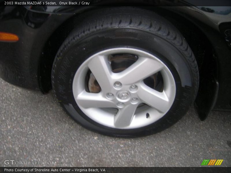 Onyx Black / Gray 2003 Mazda MAZDA6 s Sedan