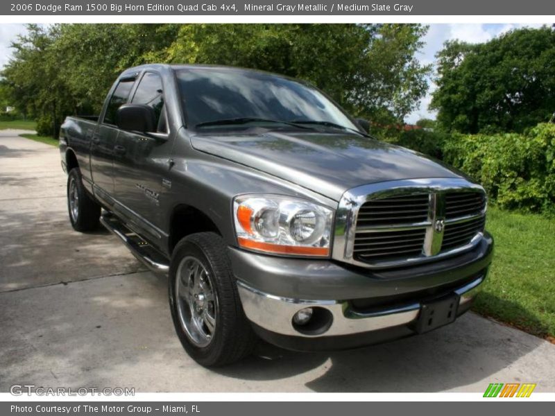 Mineral Gray Metallic / Medium Slate Gray 2006 Dodge Ram 1500 Big Horn Edition Quad Cab 4x4