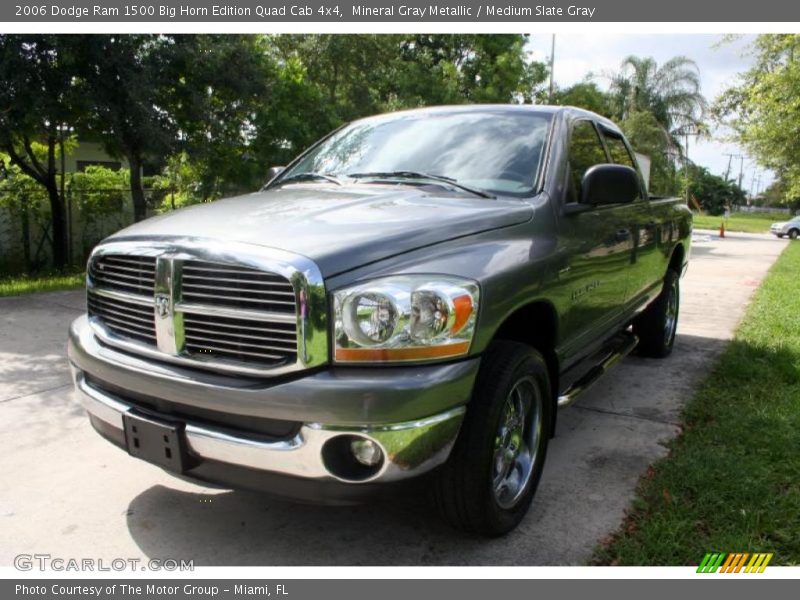 Mineral Gray Metallic / Medium Slate Gray 2006 Dodge Ram 1500 Big Horn Edition Quad Cab 4x4