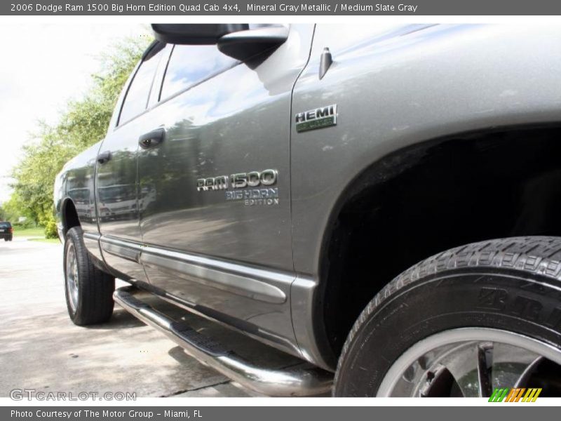 Mineral Gray Metallic / Medium Slate Gray 2006 Dodge Ram 1500 Big Horn Edition Quad Cab 4x4