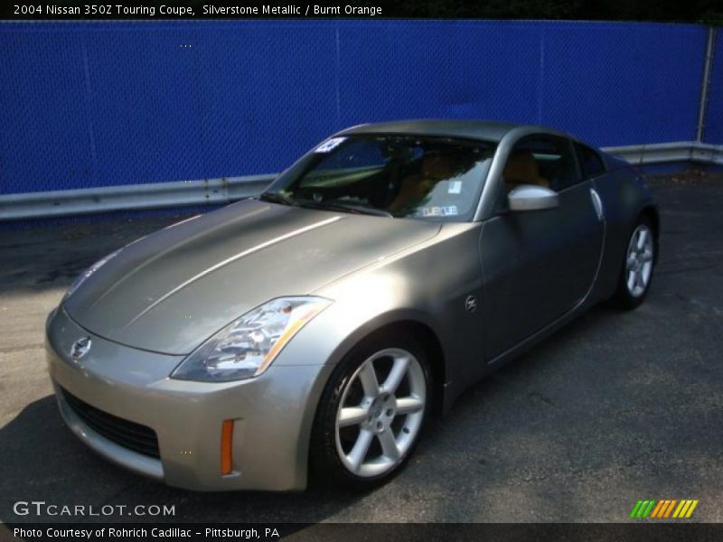 Silverstone Metallic / Burnt Orange 2004 Nissan 350Z Touring Coupe