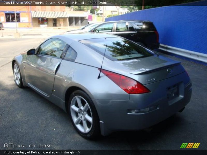 Silverstone Metallic / Burnt Orange 2004 Nissan 350Z Touring Coupe