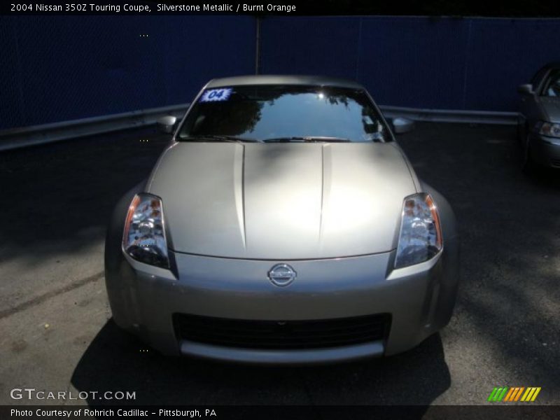 Silverstone Metallic / Burnt Orange 2004 Nissan 350Z Touring Coupe