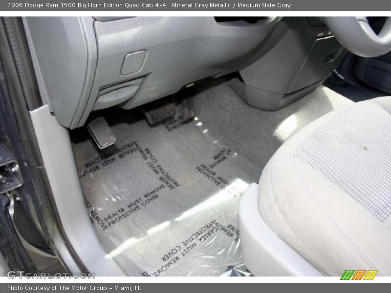 Mineral Gray Metallic / Medium Slate Gray 2006 Dodge Ram 1500 Big Horn Edition Quad Cab 4x4