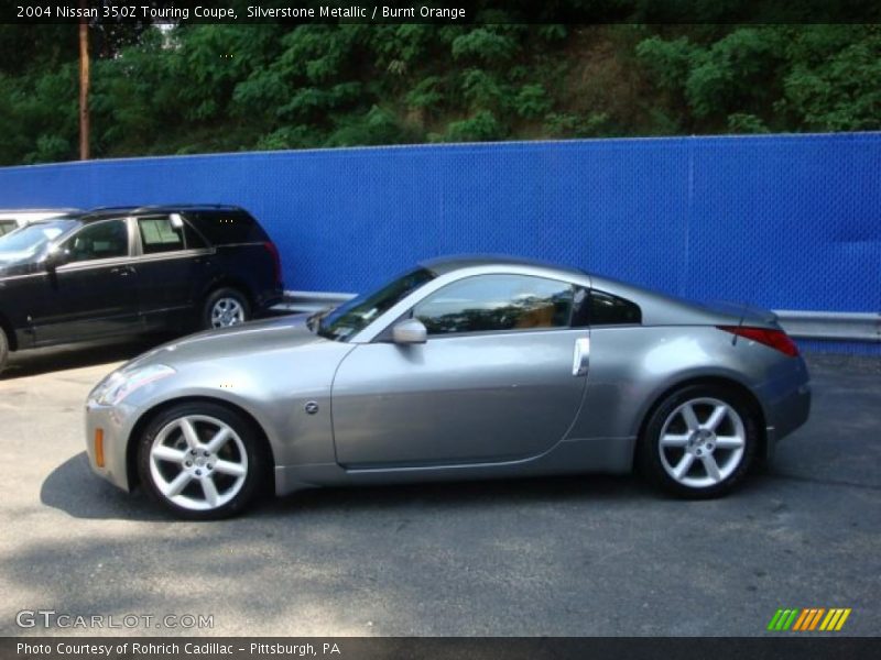 Silverstone Metallic / Burnt Orange 2004 Nissan 350Z Touring Coupe