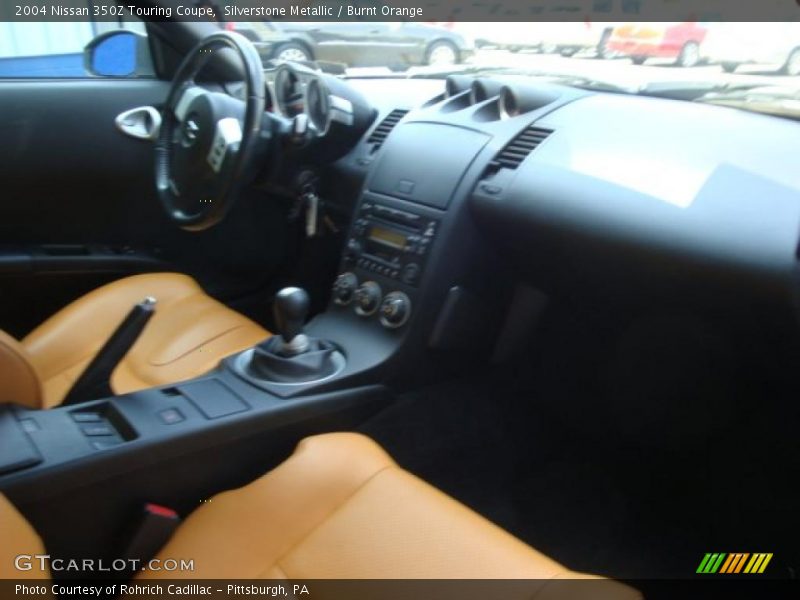 Silverstone Metallic / Burnt Orange 2004 Nissan 350Z Touring Coupe