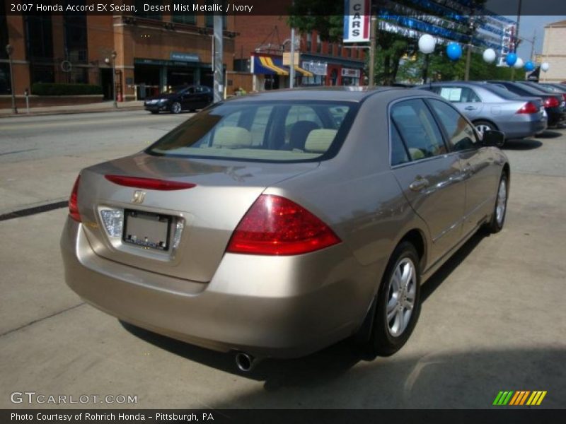 Desert Mist Metallic / Ivory 2007 Honda Accord EX Sedan