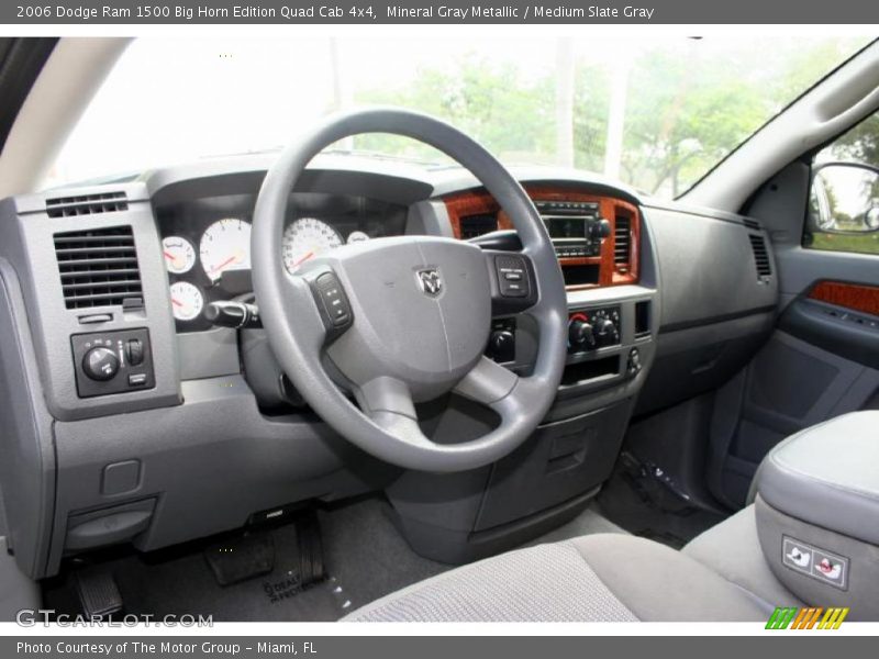 Mineral Gray Metallic / Medium Slate Gray 2006 Dodge Ram 1500 Big Horn Edition Quad Cab 4x4