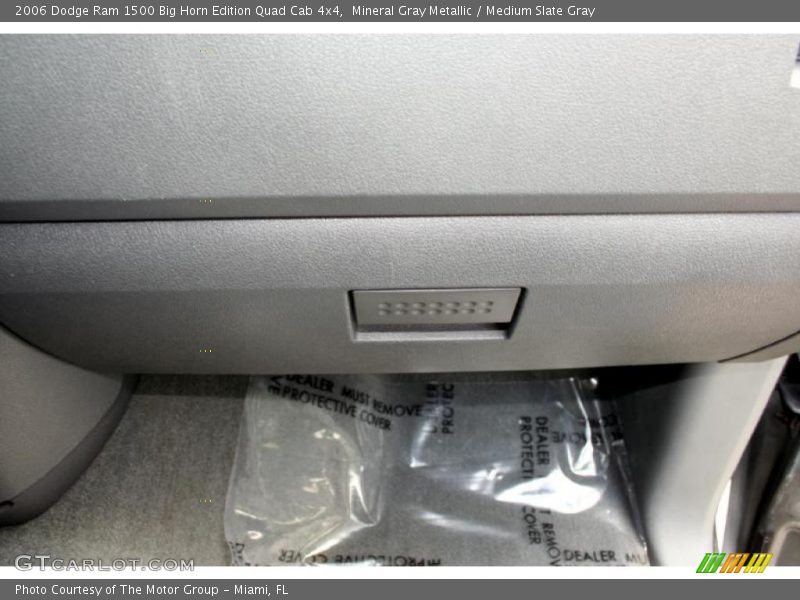 Mineral Gray Metallic / Medium Slate Gray 2006 Dodge Ram 1500 Big Horn Edition Quad Cab 4x4