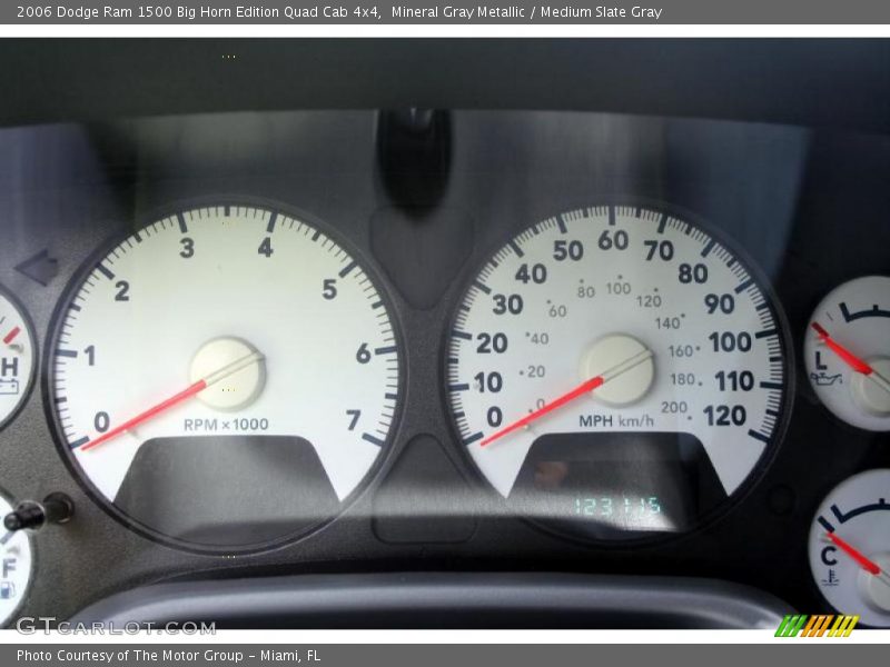 Mineral Gray Metallic / Medium Slate Gray 2006 Dodge Ram 1500 Big Horn Edition Quad Cab 4x4