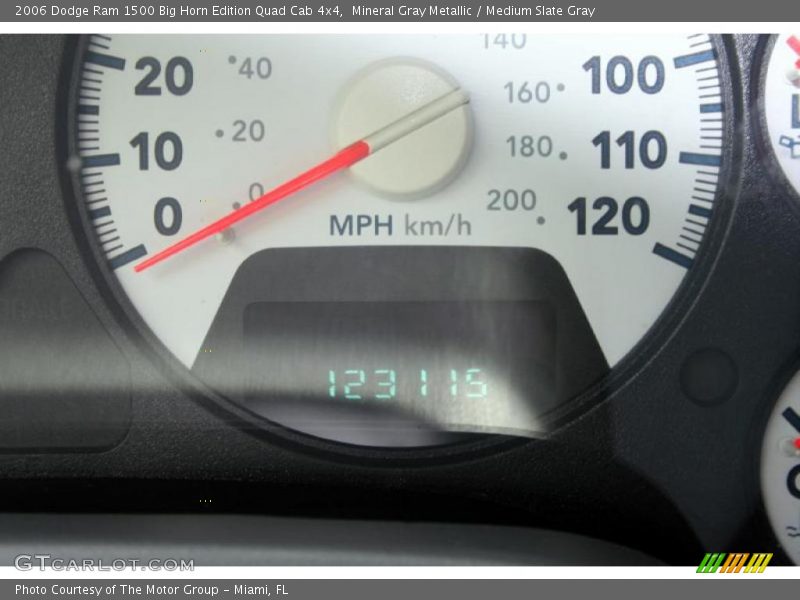 Mineral Gray Metallic / Medium Slate Gray 2006 Dodge Ram 1500 Big Horn Edition Quad Cab 4x4