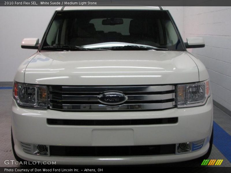 White Suede / Medium Light Stone 2010 Ford Flex SEL