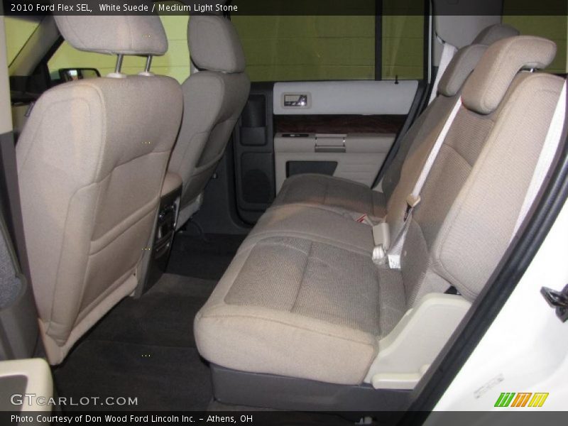 White Suede / Medium Light Stone 2010 Ford Flex SEL
