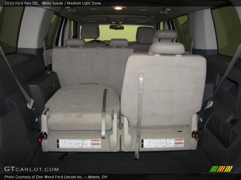White Suede / Medium Light Stone 2010 Ford Flex SEL