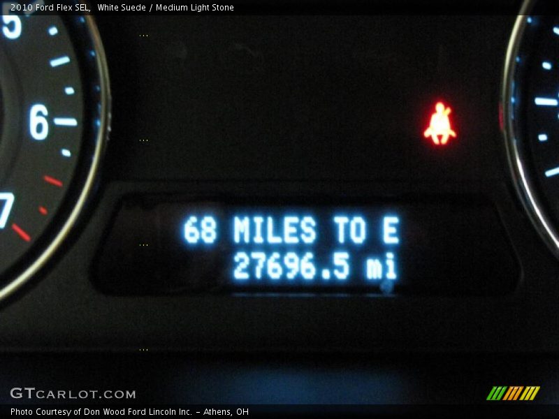White Suede / Medium Light Stone 2010 Ford Flex SEL