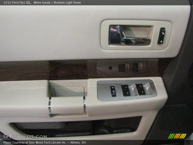 White Suede / Medium Light Stone 2010 Ford Flex SEL