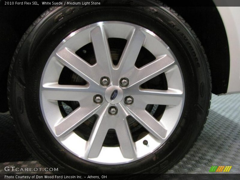 White Suede / Medium Light Stone 2010 Ford Flex SEL