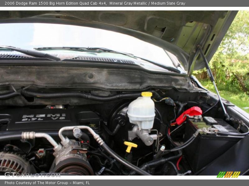 Mineral Gray Metallic / Medium Slate Gray 2006 Dodge Ram 1500 Big Horn Edition Quad Cab 4x4