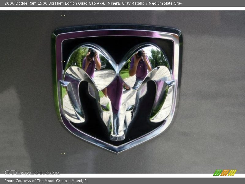 Mineral Gray Metallic / Medium Slate Gray 2006 Dodge Ram 1500 Big Horn Edition Quad Cab 4x4