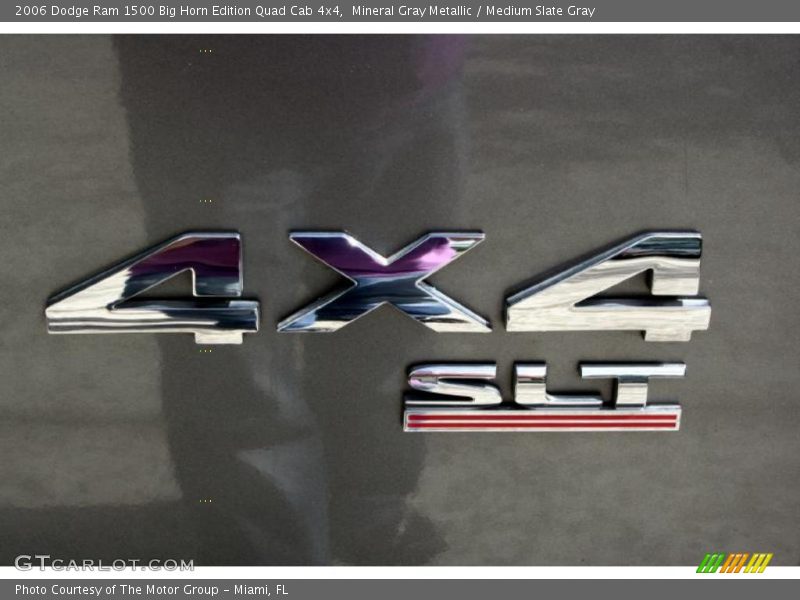 Mineral Gray Metallic / Medium Slate Gray 2006 Dodge Ram 1500 Big Horn Edition Quad Cab 4x4