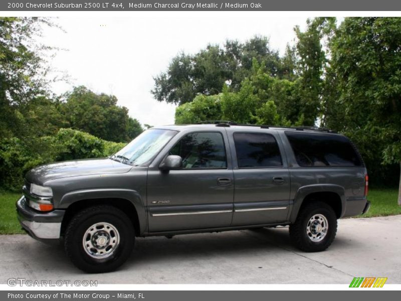 Medium Charcoal Gray Metallic / Medium Oak 2000 Chevrolet Suburban 2500 LT 4x4