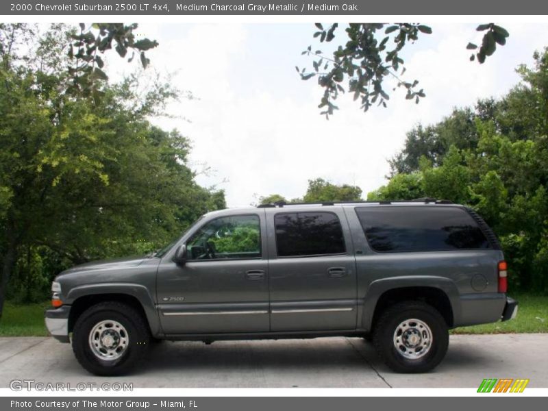 Medium Charcoal Gray Metallic / Medium Oak 2000 Chevrolet Suburban 2500 LT 4x4