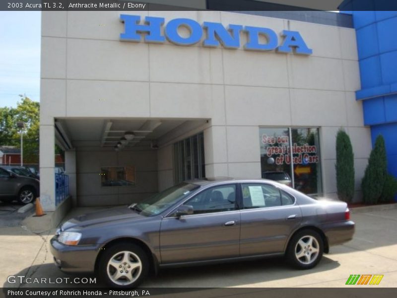 Anthracite Metallic / Ebony 2003 Acura TL 3.2