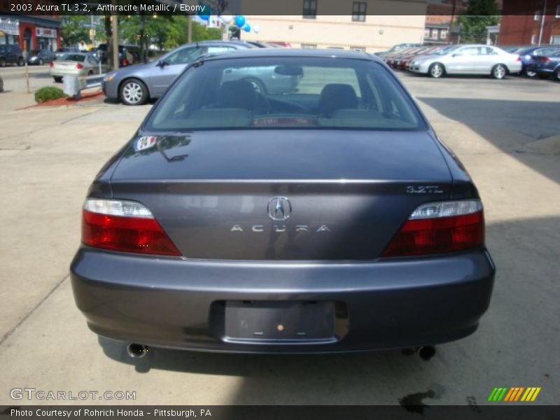 Anthracite Metallic / Ebony 2003 Acura TL 3.2