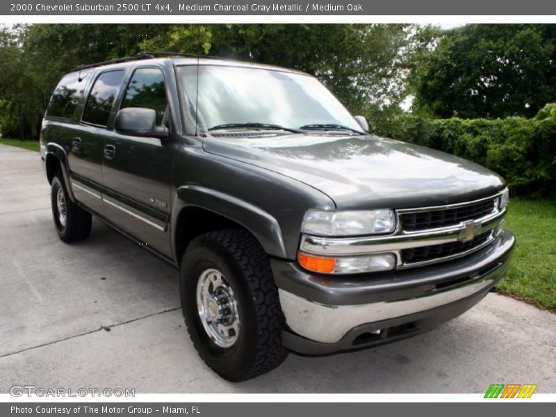 Medium Charcoal Gray Metallic / Medium Oak 2000 Chevrolet Suburban 2500 LT 4x4