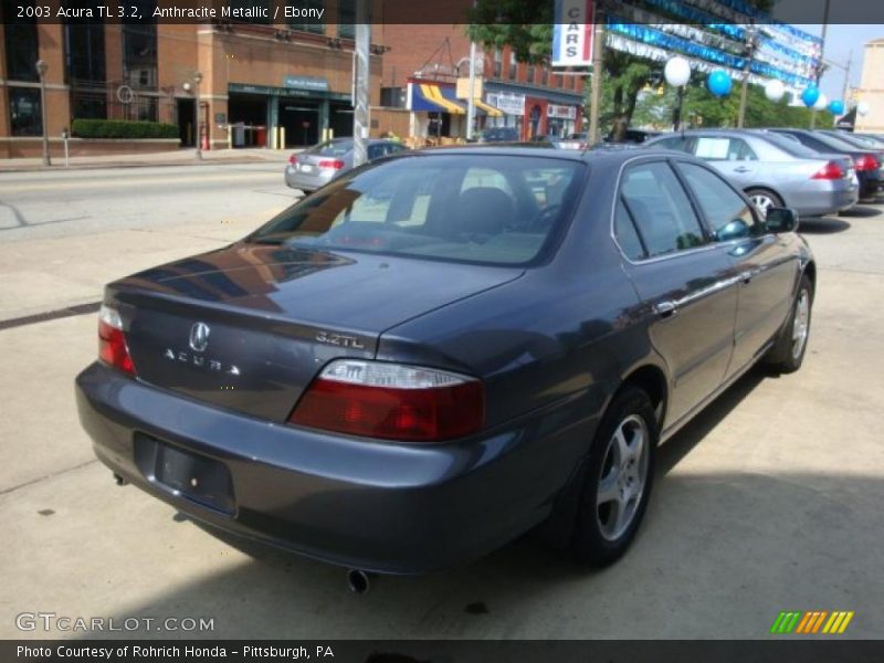 Anthracite Metallic / Ebony 2003 Acura TL 3.2