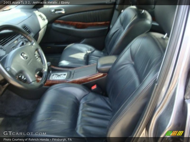 Anthracite Metallic / Ebony 2003 Acura TL 3.2