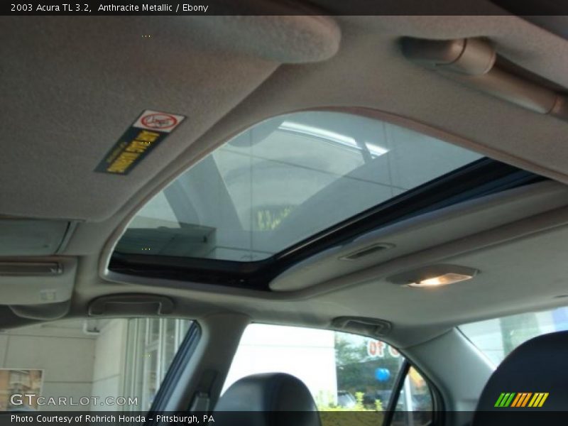 Anthracite Metallic / Ebony 2003 Acura TL 3.2