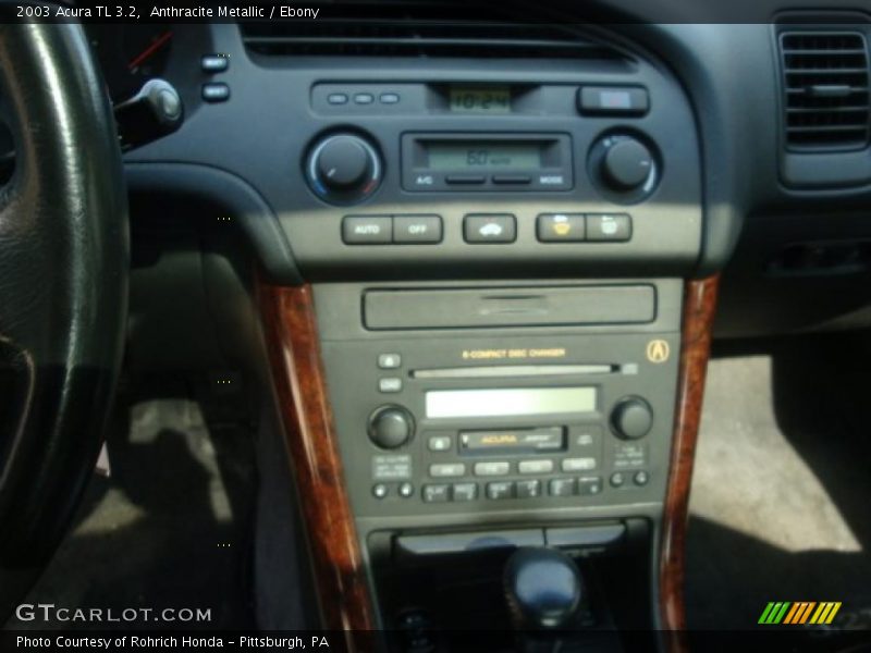 Anthracite Metallic / Ebony 2003 Acura TL 3.2