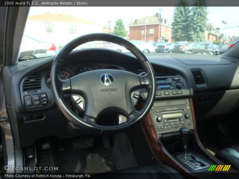 Anthracite Metallic / Ebony 2003 Acura TL 3.2