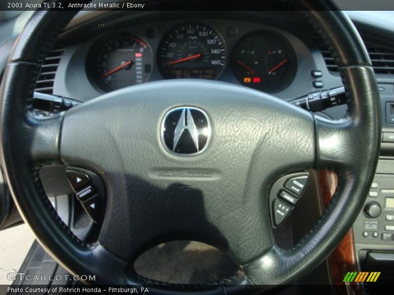 Anthracite Metallic / Ebony 2003 Acura TL 3.2