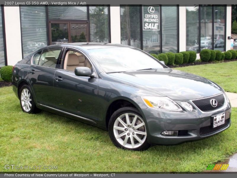 Verdigris Mica / Ash 2007 Lexus GS 350 AWD