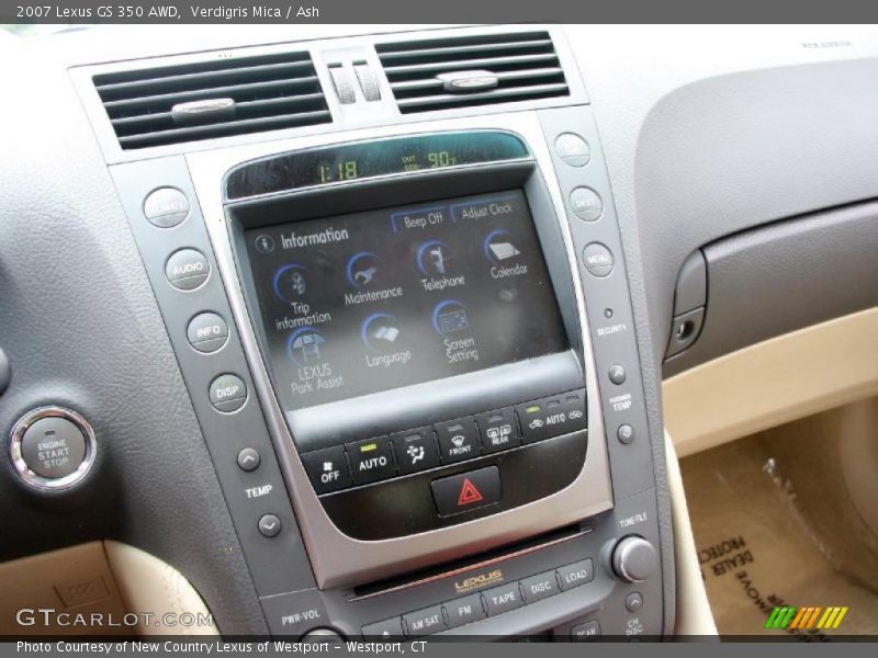 Verdigris Mica / Ash 2007 Lexus GS 350 AWD