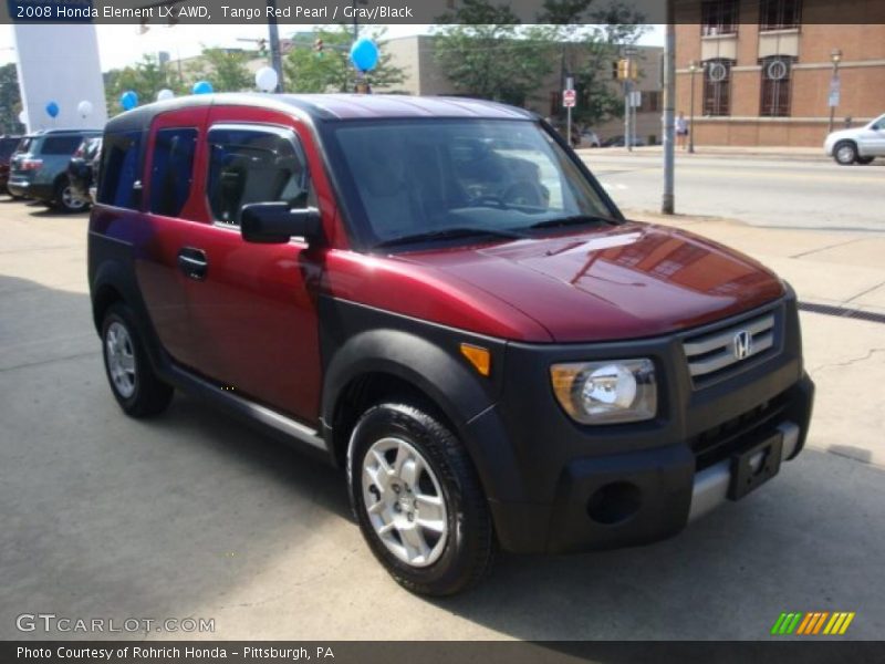 Tango Red Pearl / Gray/Black 2008 Honda Element LX AWD