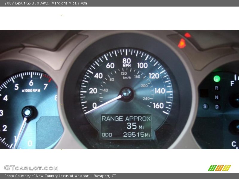 Verdigris Mica / Ash 2007 Lexus GS 350 AWD
